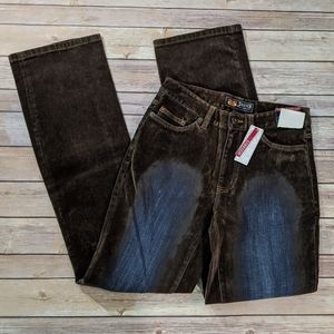 Route 66 Western Suede Denim Pants